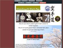 Tablet Screenshot of karate-bwcviersen.de
